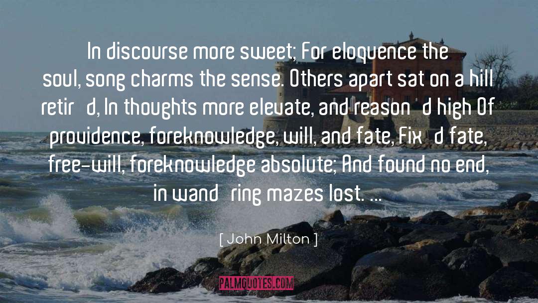 Mazes quotes by John Milton