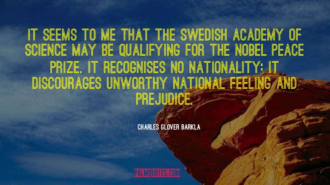 Maziarz Nationality quotes by Charles Glover Barkla
