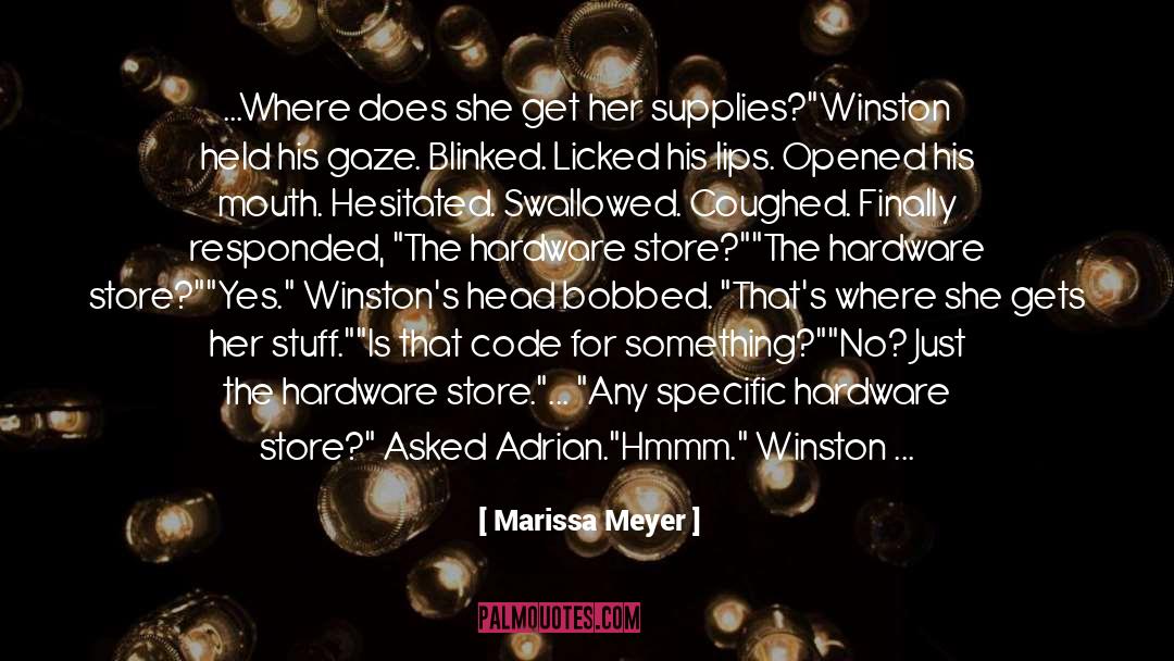 Mazroui Supplies quotes by Marissa Meyer