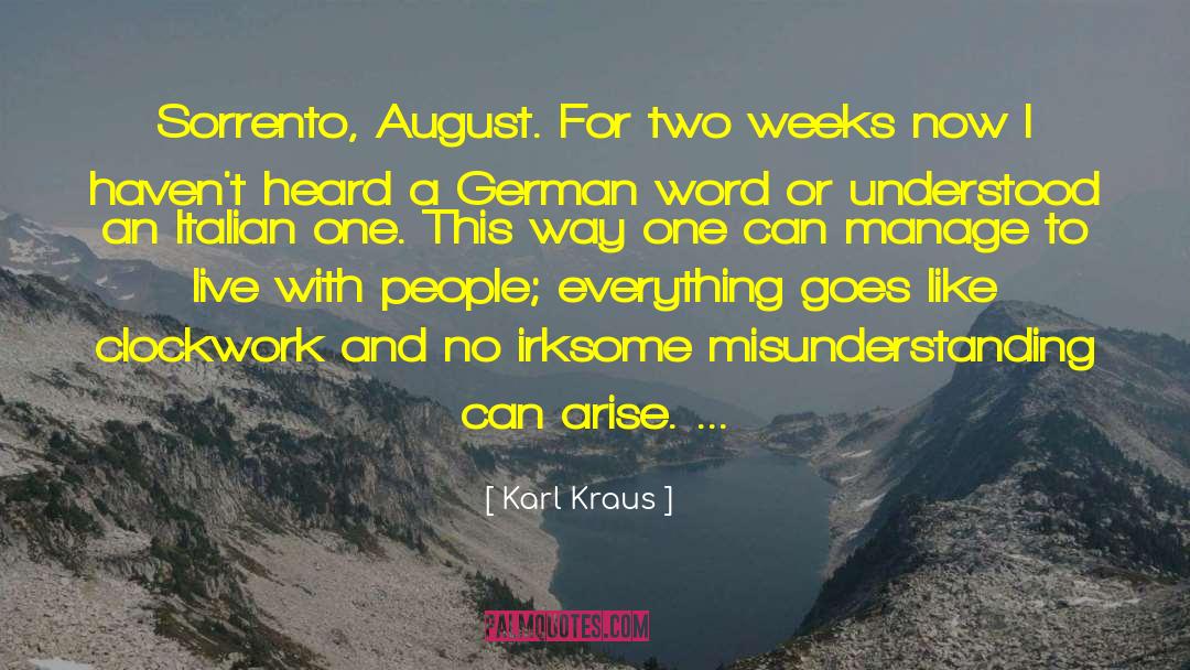 Mazzios Italian quotes by Karl Kraus