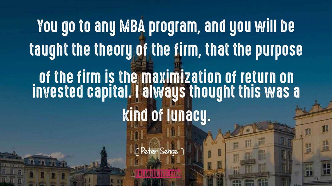 Mba quotes by Peter Senge