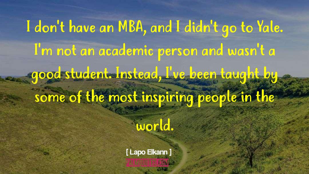 Mba quotes by Lapo Elkann