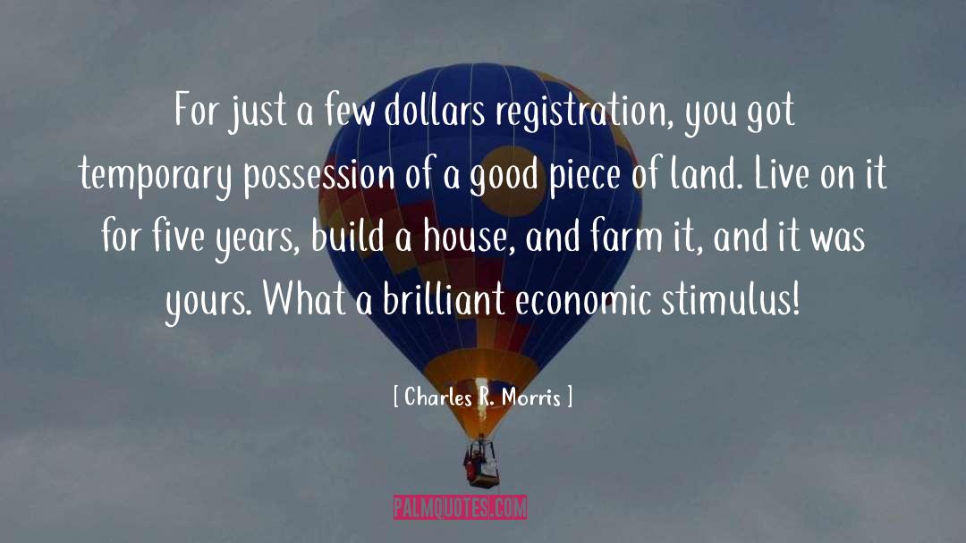 Mbyll Registration quotes by Charles R. Morris