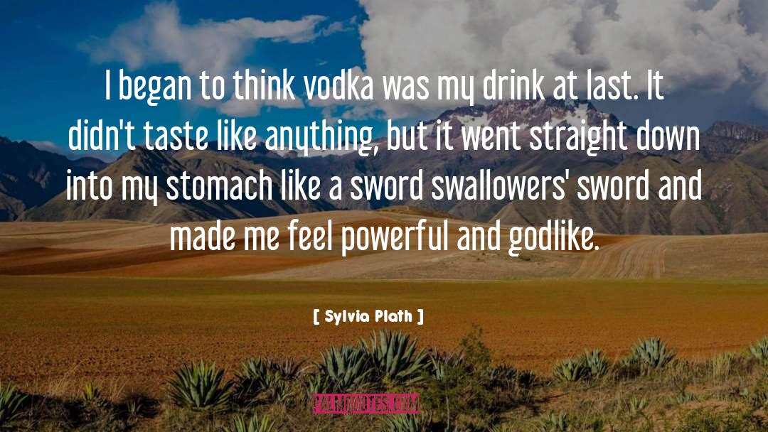Mc Lilley Sword quotes by Sylvia Plath