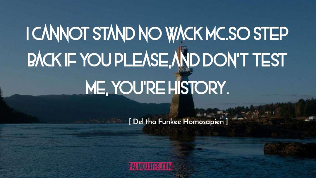 Mc quotes by Del Tha Funkee Homosapien