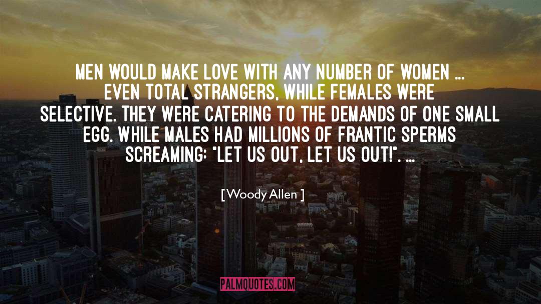 Mcalisters Catering quotes by Woody Allen
