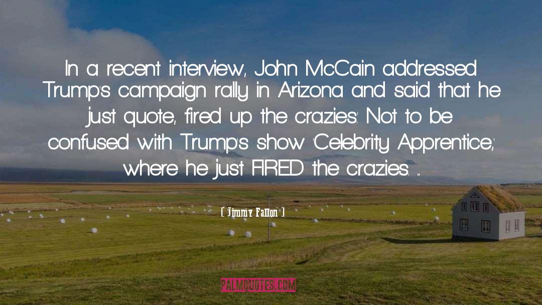 Mccain Campaign 2008 quotes by Jimmy Fallon
