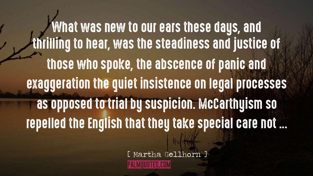 Mccarthyism quotes by Martha Gellhorn