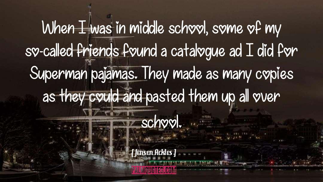 Mccleskey Middle School quotes by Jensen Ackles