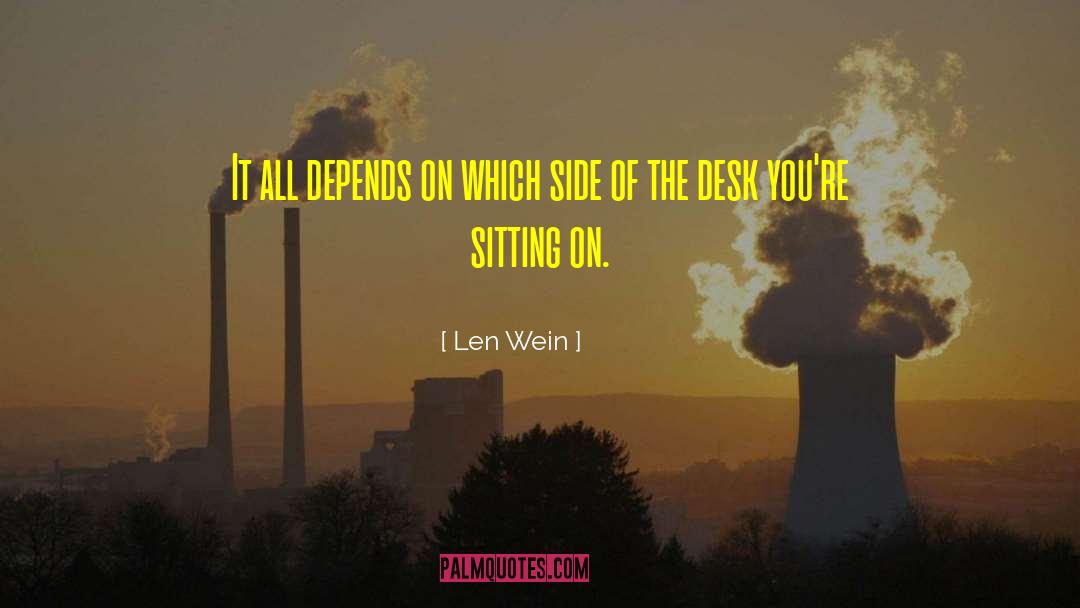 Mccobb Desk quotes by Len Wein