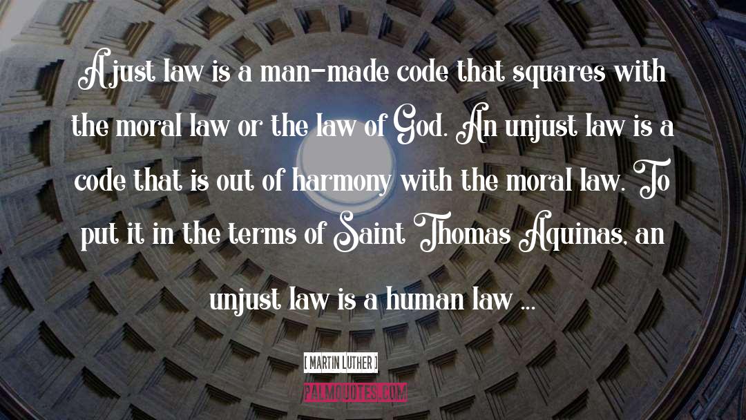 Mccrann Law quotes by Martin Luther