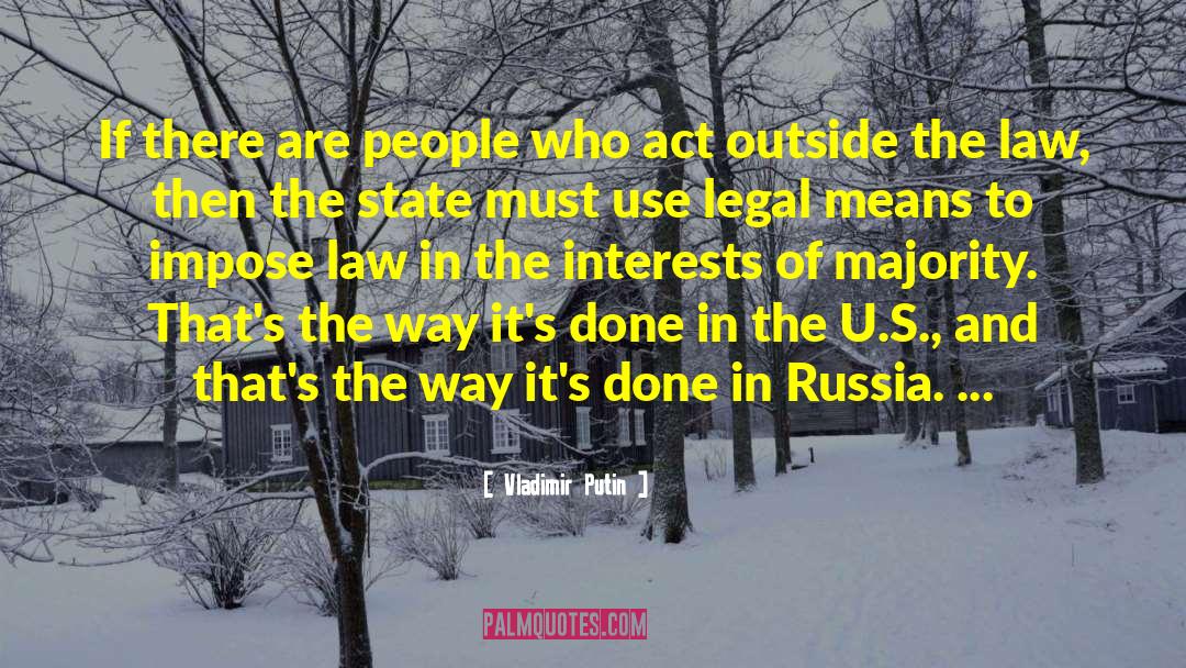 Mccreed S Law quotes by Vladimir Putin