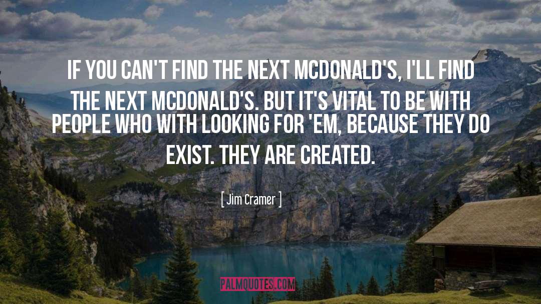 Mcdonald quotes by Jim Cramer