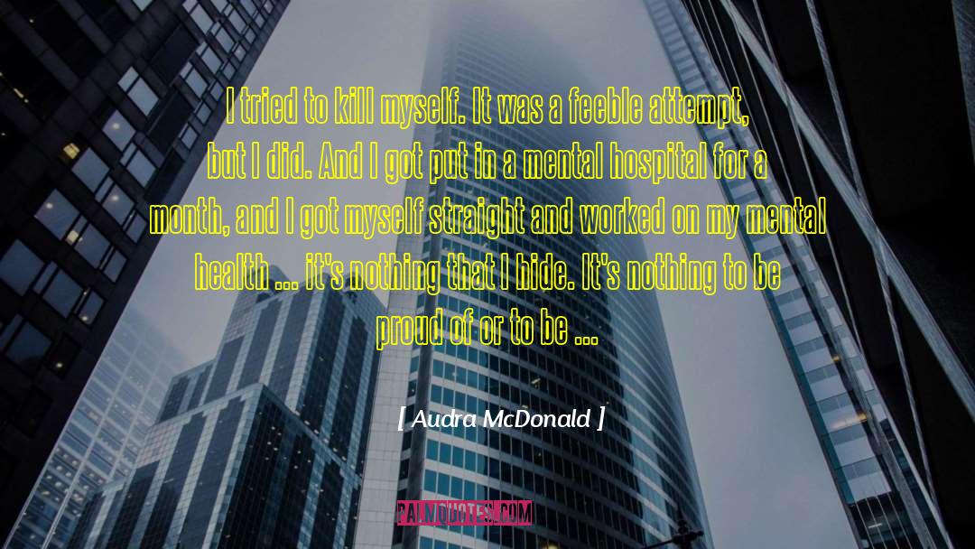 Mcdonald quotes by Audra McDonald