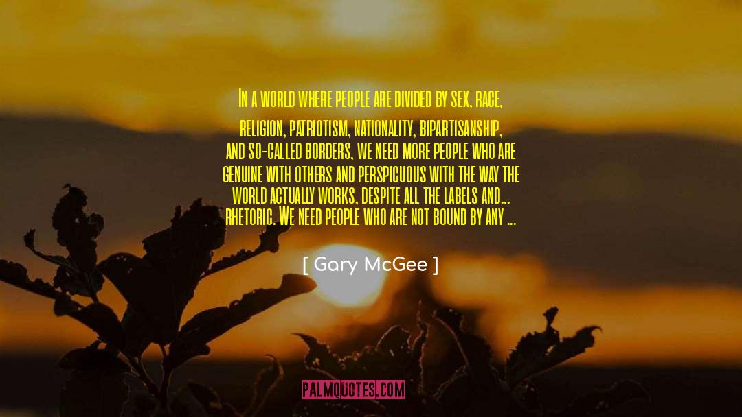 Mcgee quotes by Gary McGee