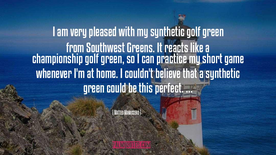 Mcilroy Golf quotes by Matteo Manassero