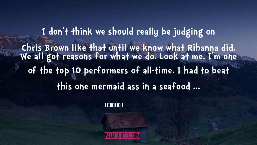 Mclaughlins Seafood quotes by Coolio