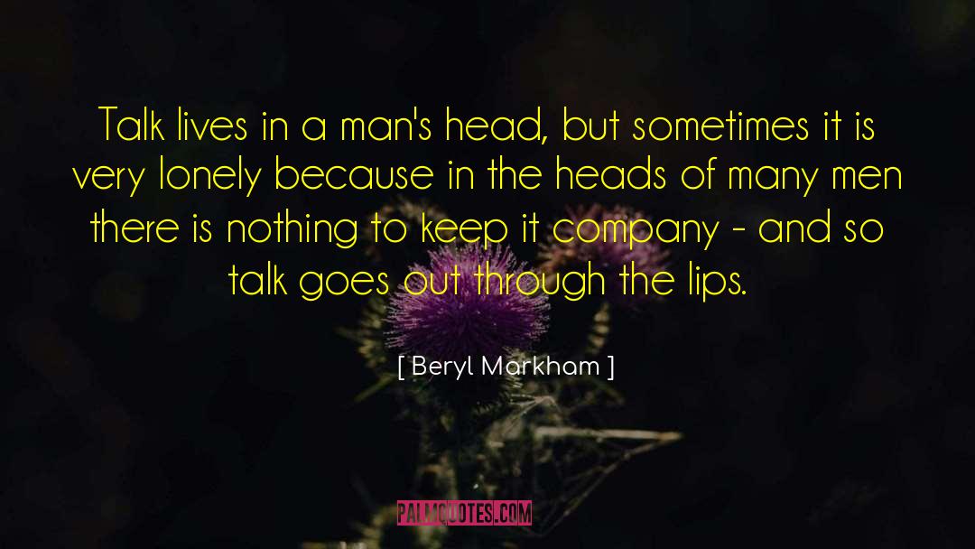 Mcmullan And Company quotes by Beryl Markham