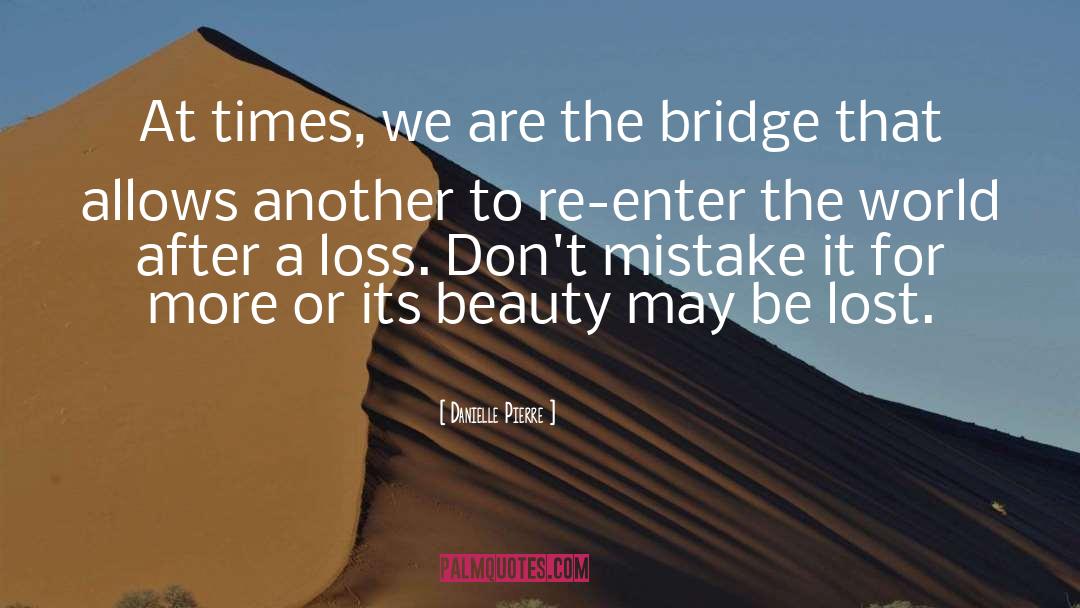 Mcteer Bridge quotes by Danielle Pierre
