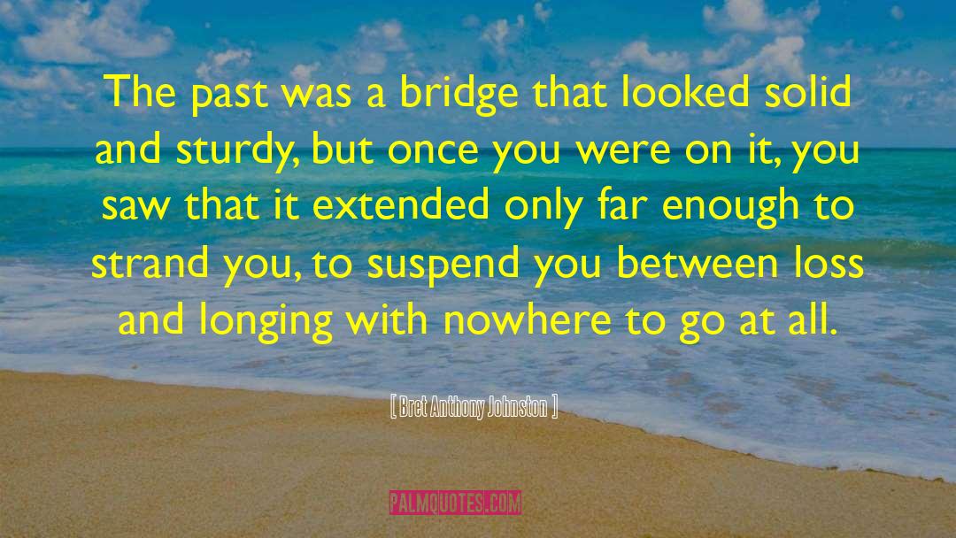 Mcteer Bridge quotes by Bret Anthony Johnston
