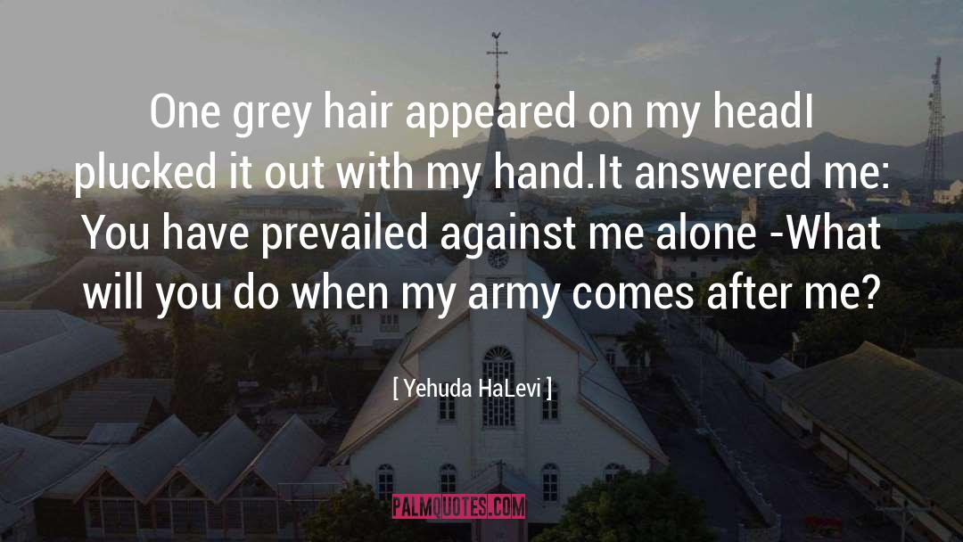 Me Alone quotes by Yehuda HaLevi