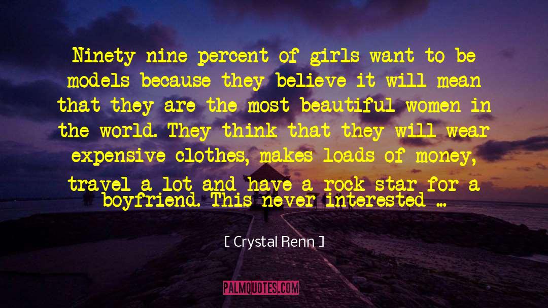 Me And My Boyfriend Are Fighting quotes by Crystal Renn