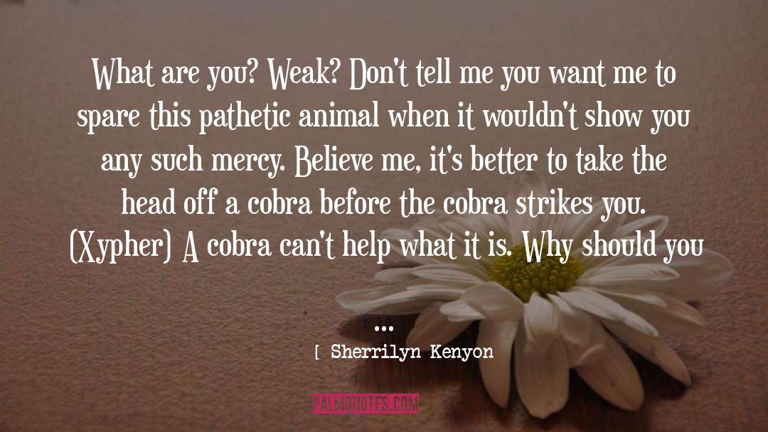 Me Believe In Me quotes by Sherrilyn Kenyon