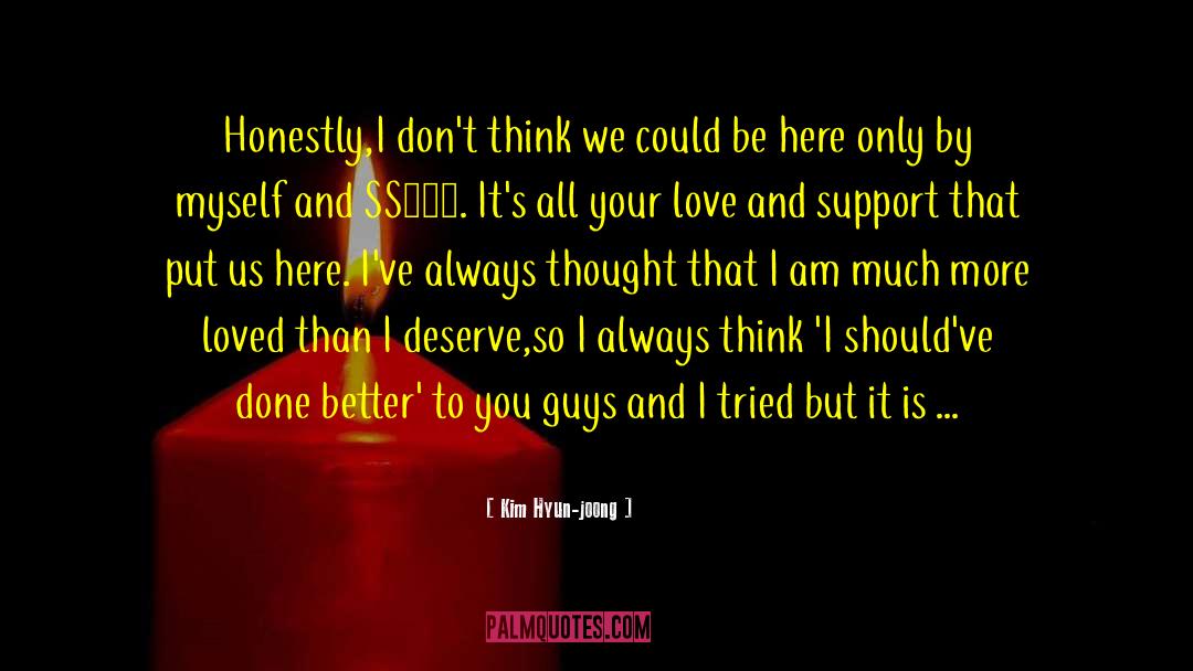 Me Only Better quotes by Kim Hyun-joong