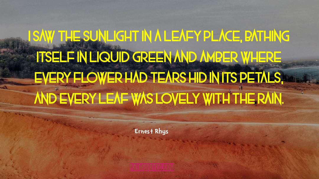 Meadowfoam Flower quotes by Ernest Rhys