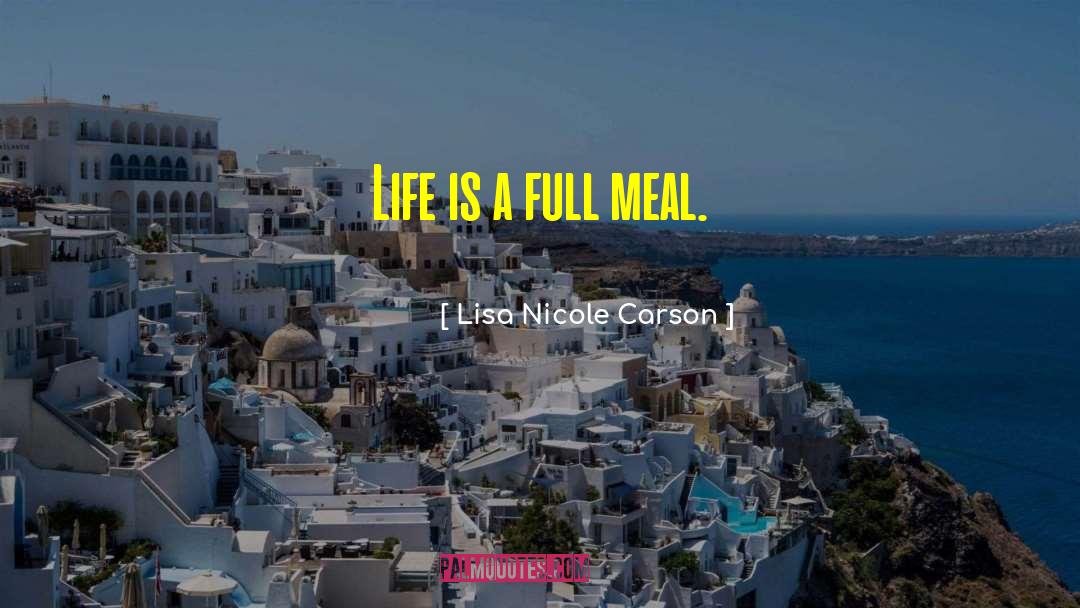 Meal Ticket quotes by Lisa Nicole Carson