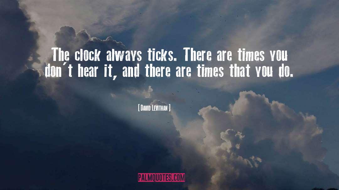 Meal Times quotes by David Levithan