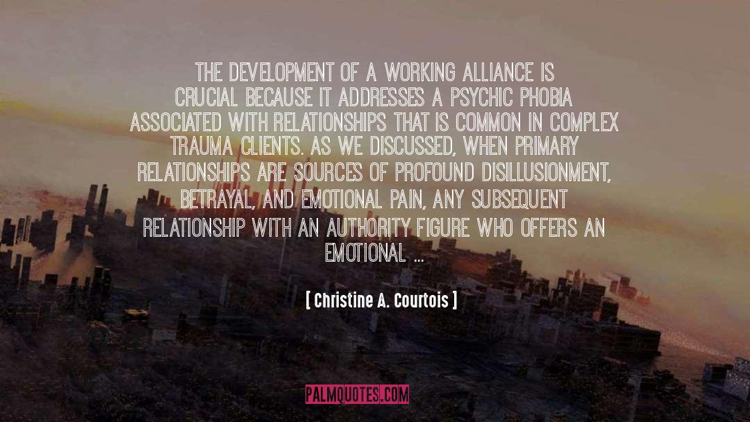 Mean Fear Emotional Pain quotes by Christine A. Courtois