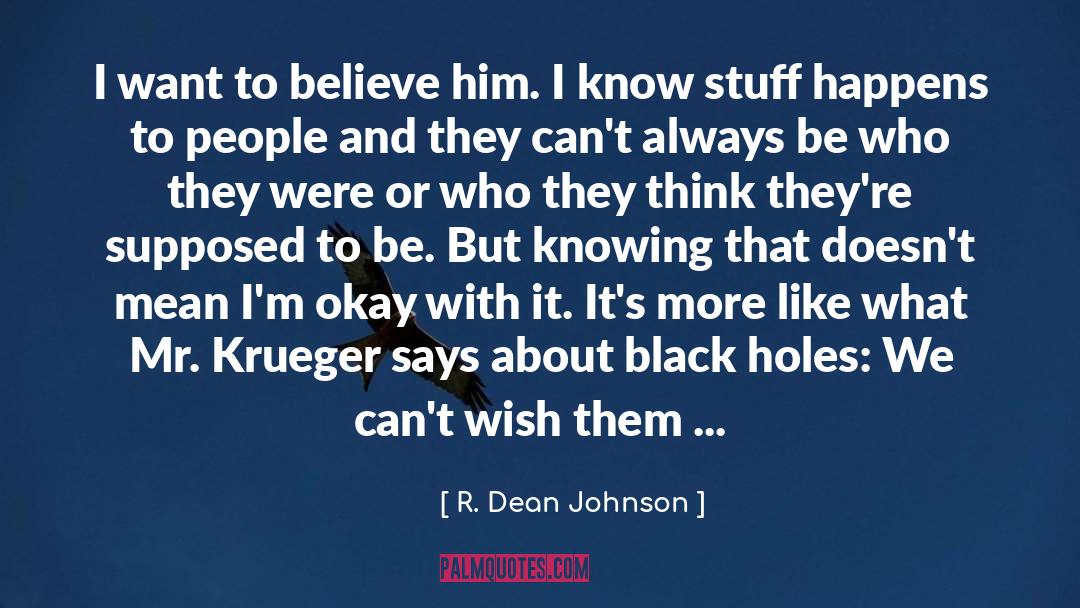 Mean Guy quotes by R. Dean Johnson