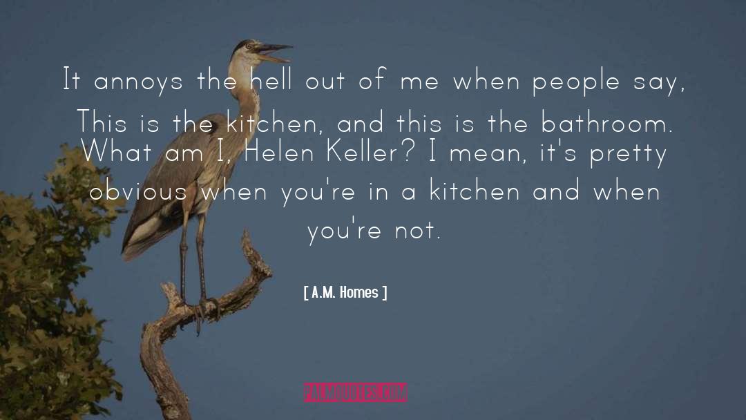 Mean People quotes by A.M. Homes