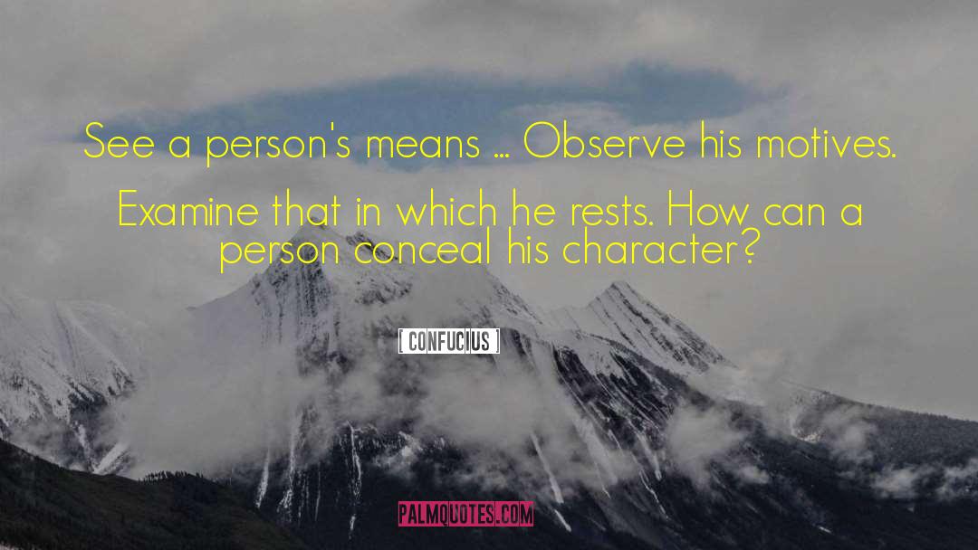 Mean Person Quote quotes by Confucius