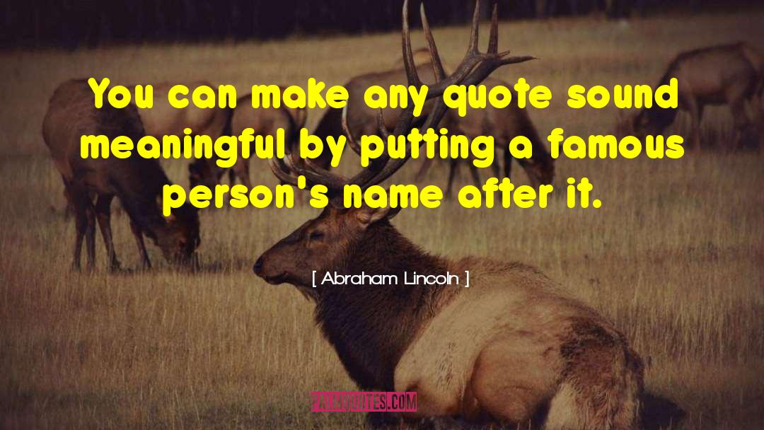 Mean Person Quote quotes by Abraham Lincoln