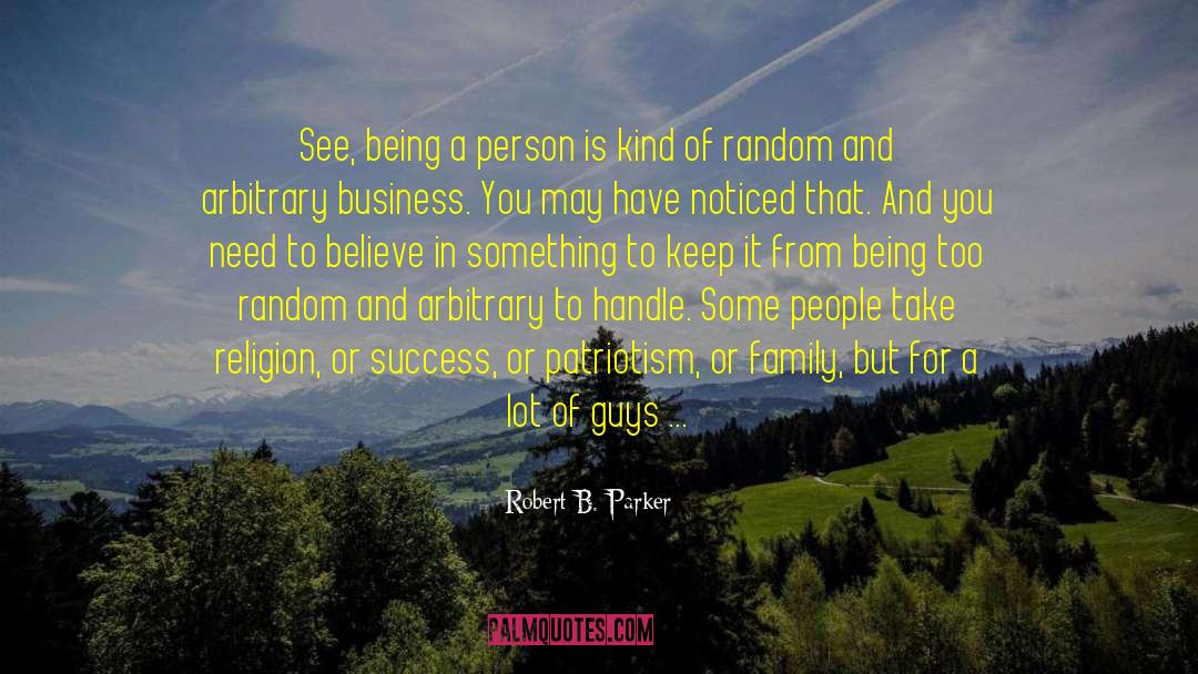Mean Person quotes by Robert B. Parker