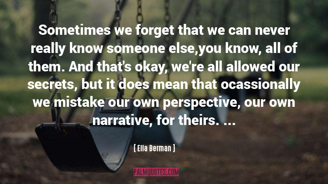 Mean quotes by Ella Berman