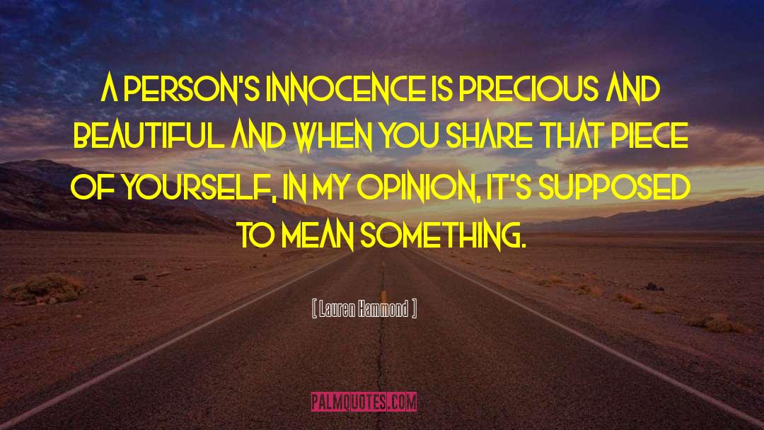 Mean Something quotes by Lauren Hammond