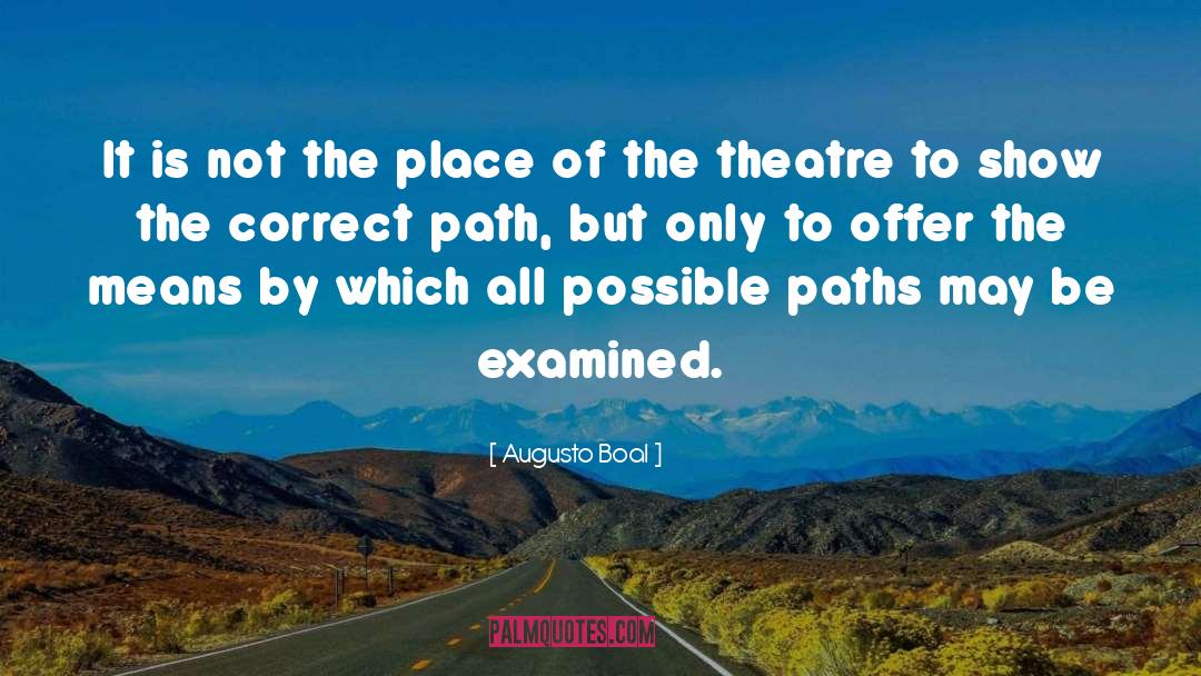 Mean Theatre quotes by Augusto Boal