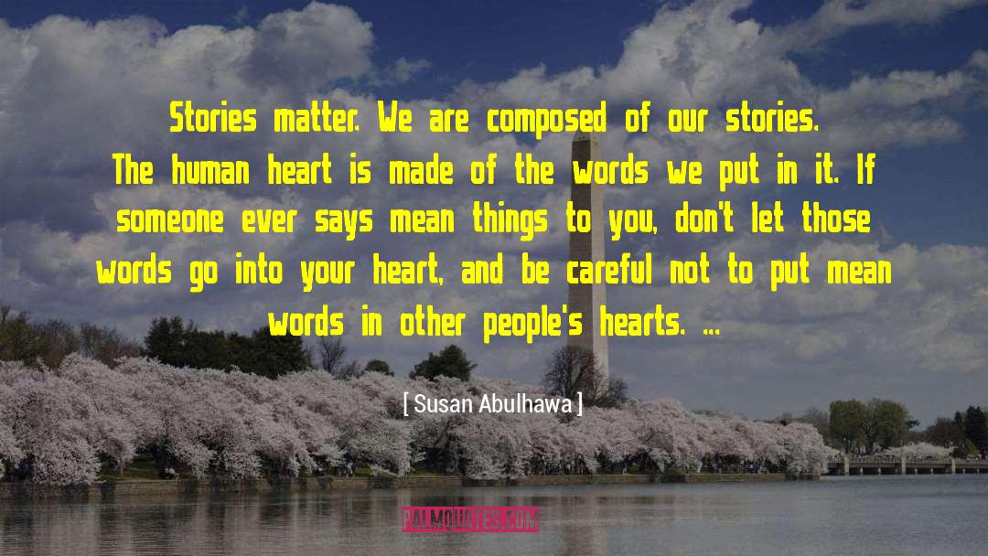 Mean Words quotes by Susan Abulhawa