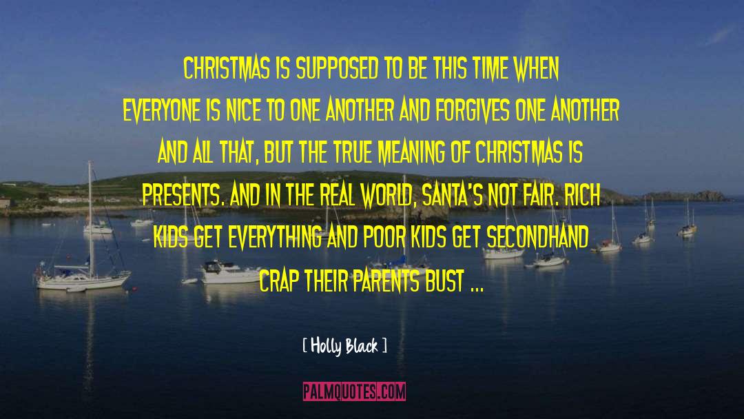 Meaning Of Christmas quotes by Holly Black