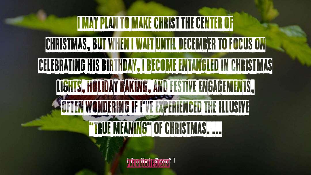 Meaning Of Christmas quotes by Ann Marie Stewart