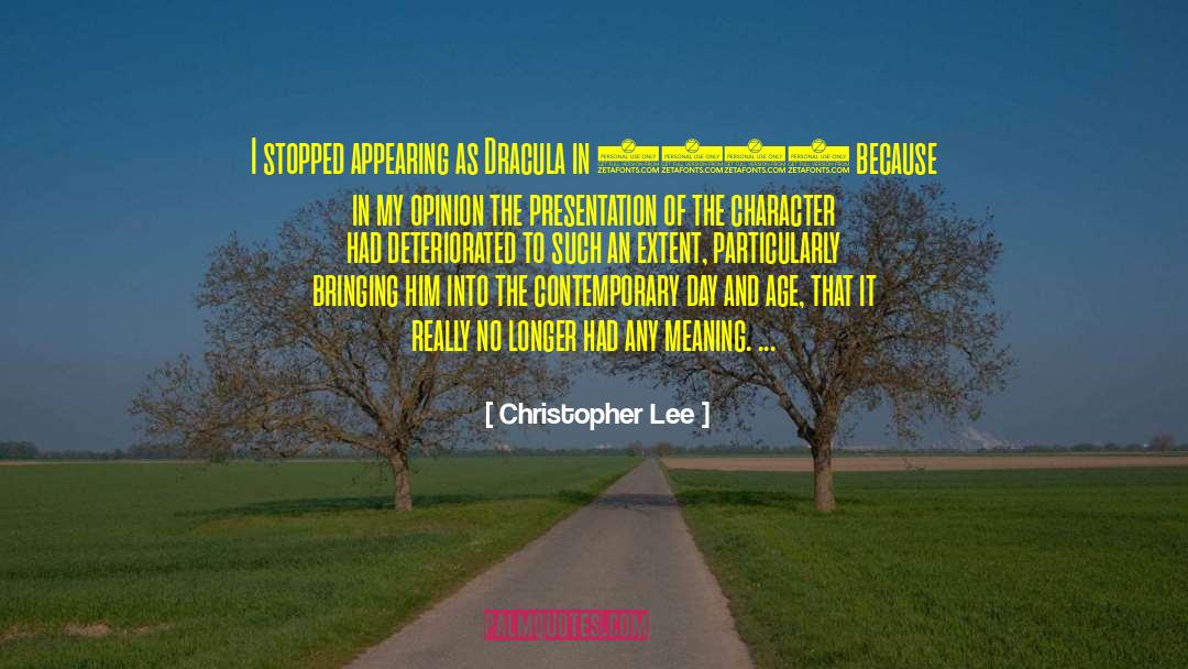 Meaning Of Manhood quotes by Christopher Lee