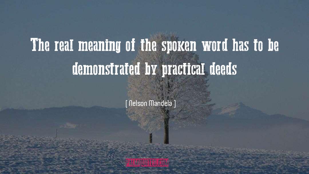 Meaning Of quotes by Nelson Mandela