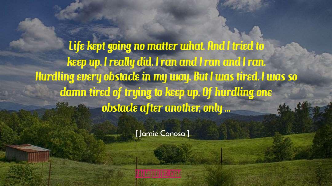 Meaning Of The Life quotes by Jamie Canosa