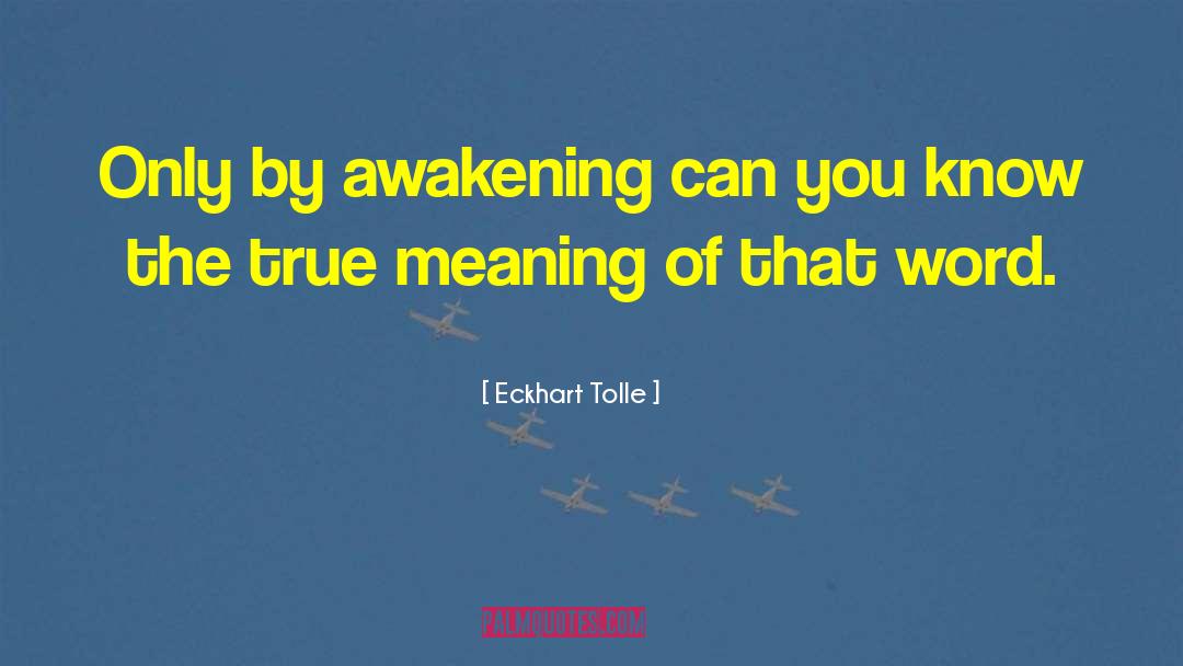 Meaning Of Yoga quotes by Eckhart Tolle