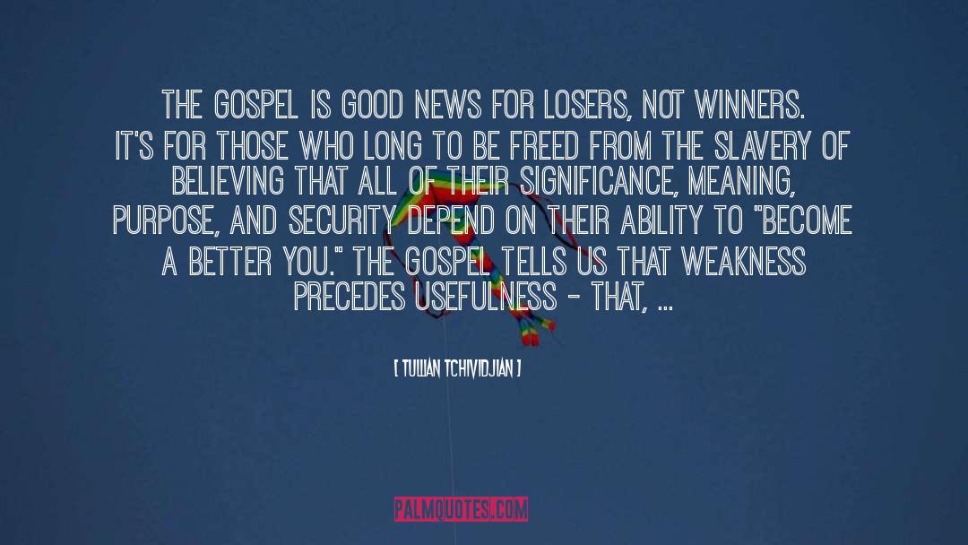 Meaning Purpose quotes by Tullian Tchividjian