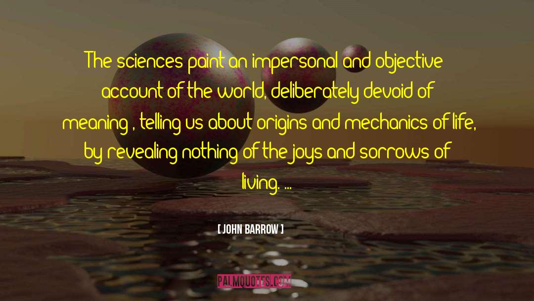 Meaning Response quotes by John Barrow