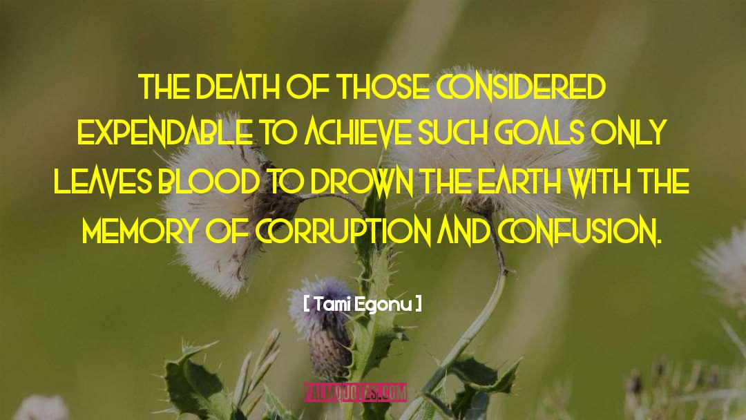 Meaningful Death quotes by Tami Egonu